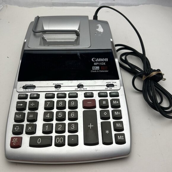 Canon MP11DX Printing Calculator *NO RIBBON ROLL* - Picture 1 of 6